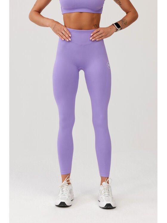 ROUGH RADICAL ROUGH RADICAL Legginsy SEAMLESS GLOW LONG Fioletowy Slim Fit