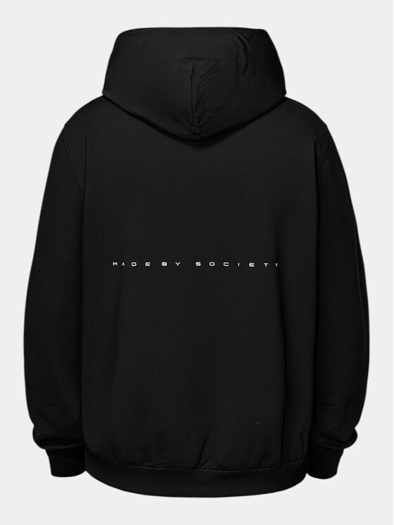 MADE BY SOCIETY MADE BY SOCIETY Kurtka anorak Hanorac Urban Unit - H16643 Czarny Basic Fit