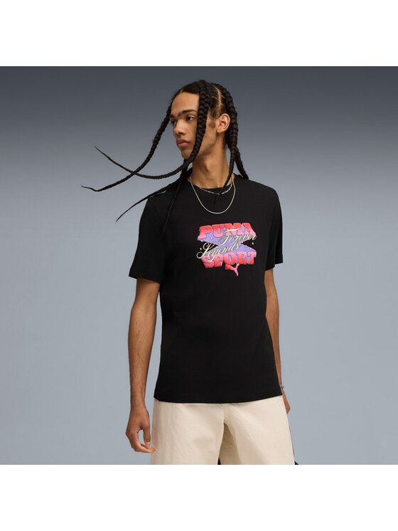 Puma Puma T-Shirt 632117 Czarny Regular Fit