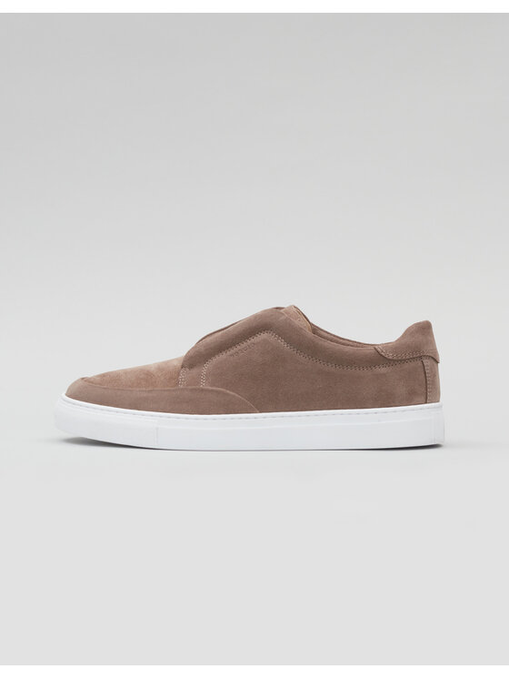 Borgio Borgio Sneakersy F503_zamsz_bez Beżowy