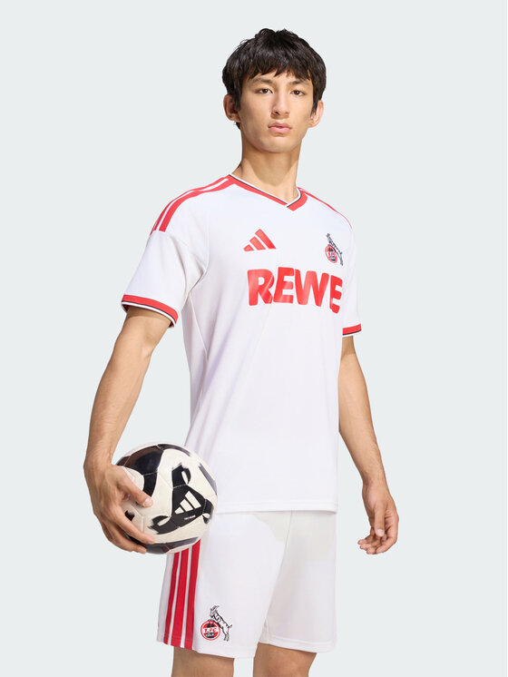 adidas adidas Koszulka techniczna 171073 Biały Slim Fit