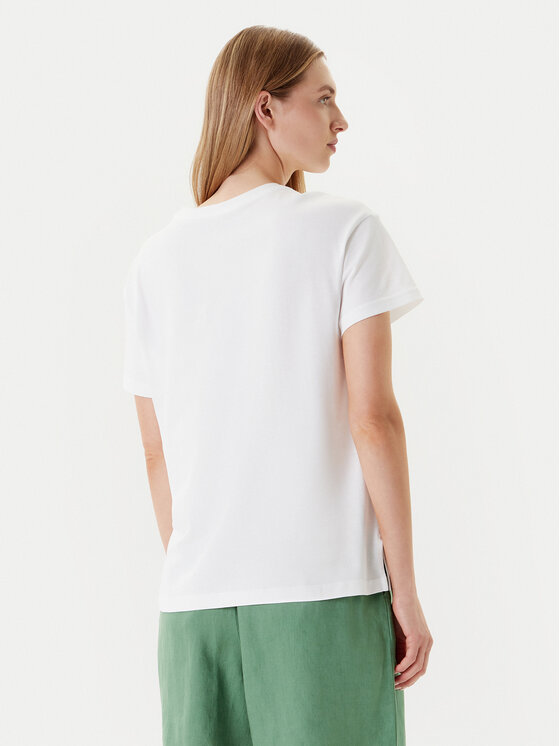 United Colors Of Benetton United Colors Of Benetton T-krekls 3BL0D10AK Balts Regular Fit