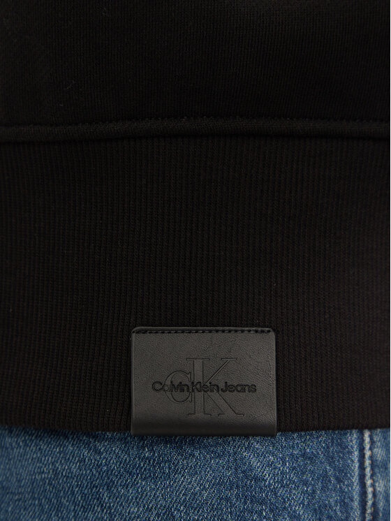 Calvin Klein Jeans Calvin Klein Jeans Majica dugih rukava J30J326753 Crna Regular Fit