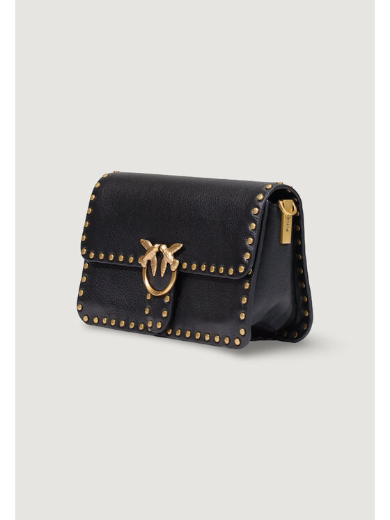 PINKO PINKO Τσάντα LOVE ONE SLOUCHY MN. STUDS SMA Μαύρο