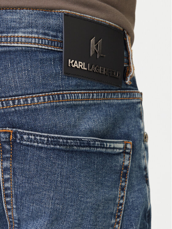 KARL LAGERFELD KARL LAGERFELD Džínsy 265501 500843 Modrá Slim Fit