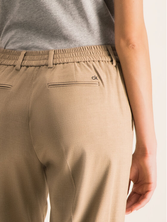 Calvin Klein Calvin Klein Chino kalhoty K20K201396 Béžová Regular Fit