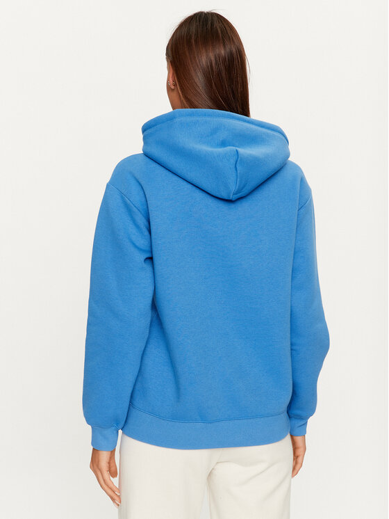 Champion Champion Sweatshirt Hooded Sweatshirt 116677 Blau Custom Fit