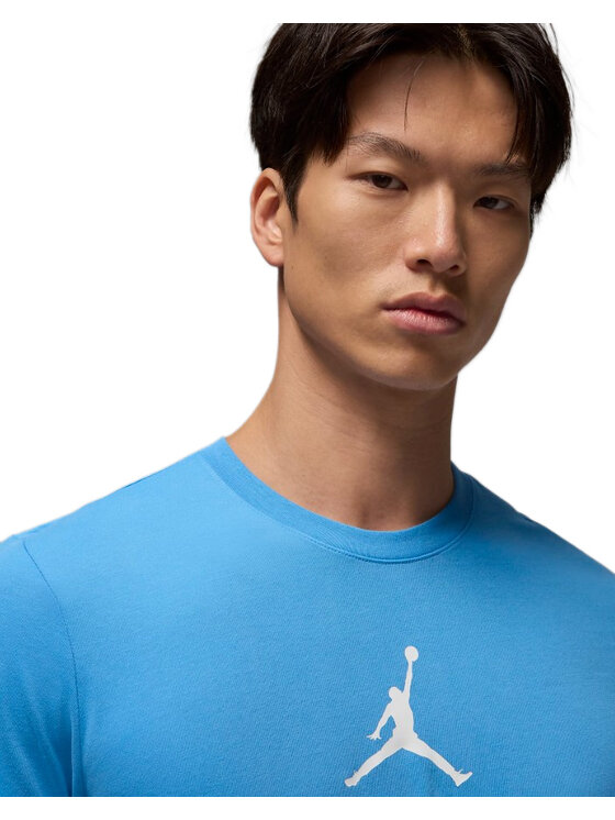 Nike T-Shirt Jordan Jumpman Niebieski Regular Fit | Modivo.pl