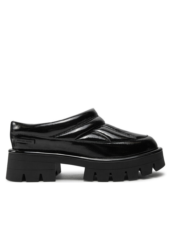 MICHAEL Michael Kors MICHAEL Michael Kors Pantoletten Barton Crackled Patent 40F4BTFP1L Schwarz