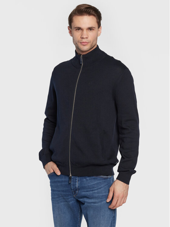 Armani Exchange Armani Exchange Kardigan 8NZE4D ZM8CZ 1510 Granatowy Regular Fit