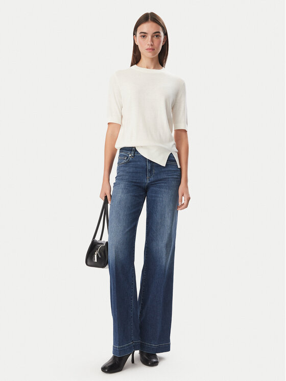 Liu Jo Liu Jo Džinsi UF6068 DS081 Zils Wide Leg