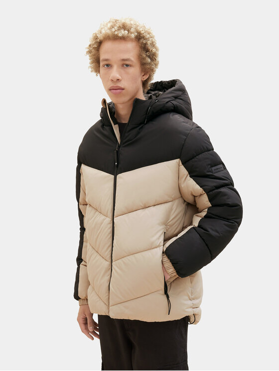 Tom Tailor Denim Tom Tailor Denim Winterjacke 1038858 Beige Regular Fit