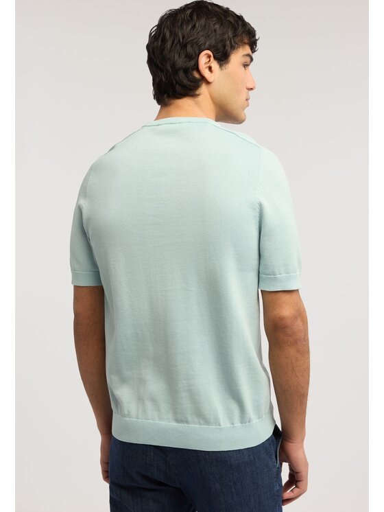 Trussardi Trussardi Sweter M0618000066N014 Turkusowy Regular Fit