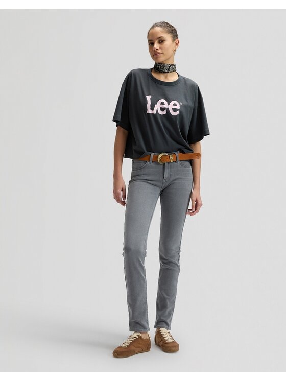 Lee Lee Jeansy ELLY Szary Slim Fit