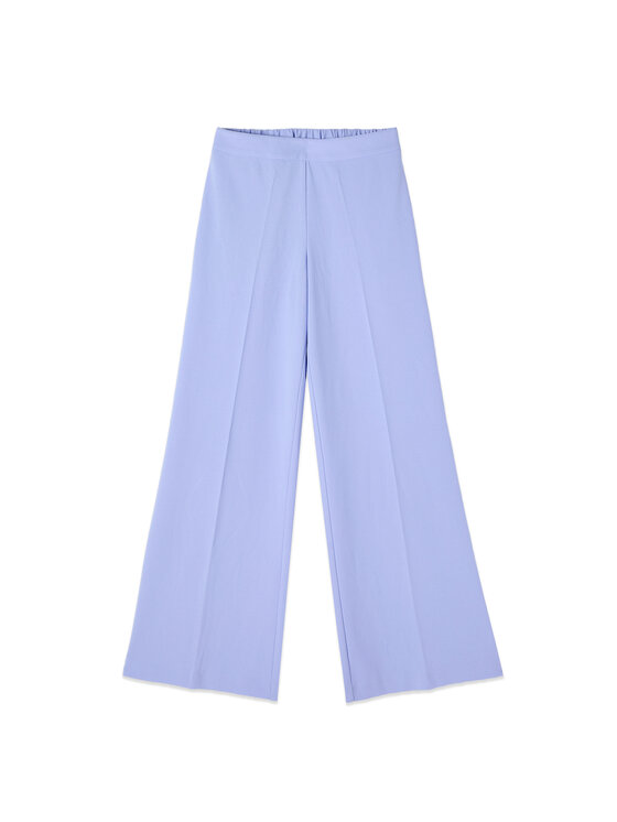 Oltre Oltre Spodnie materiałowe P274J102440N004 Turkusowy Regular Fit