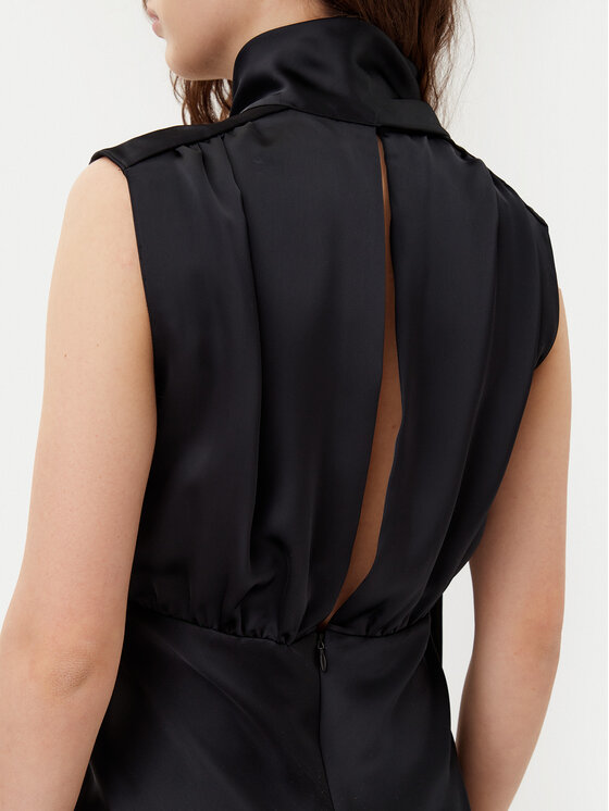 HUGO HUGO Kokteilinė suknelė Karile 50534559 Juoda Slim Fit