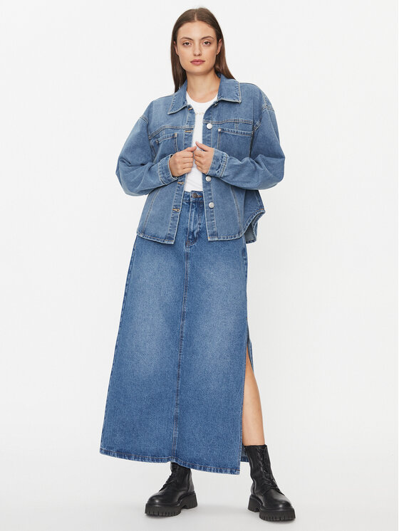 Vero Moda Vero Moda Kurtka jeansowa Josie 10294181 Niebieski Relaxed Fit