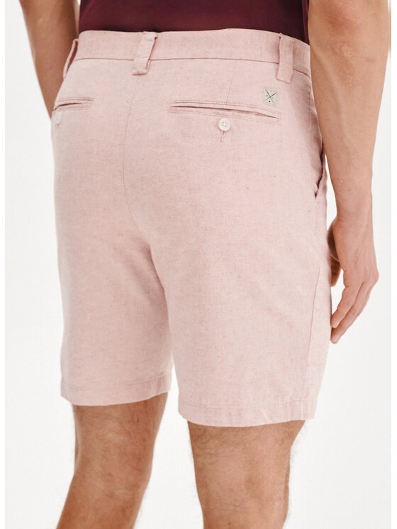 Pako Lorente Pako Lorente Szorty materiałowe P25SF-WS-004 Różowy Classic Fit