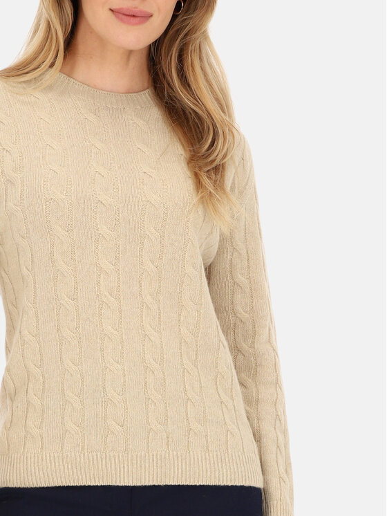 L’AF L’AF Sweter Lisa Beżowy jasny Regular Fit