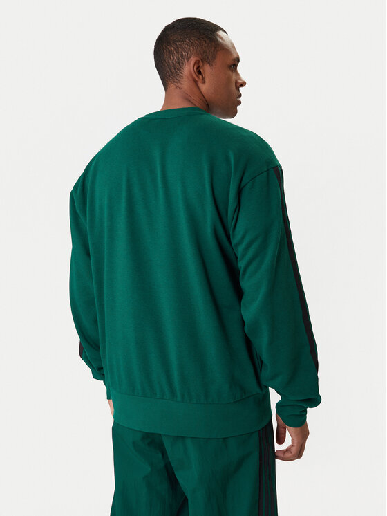 adidas adidas Bluza Essentials 3-Stripes JE6306 Zielony Regular Fit