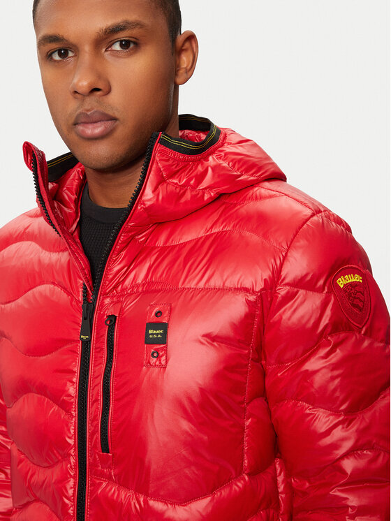 Piumino blauer rosso new arrivals