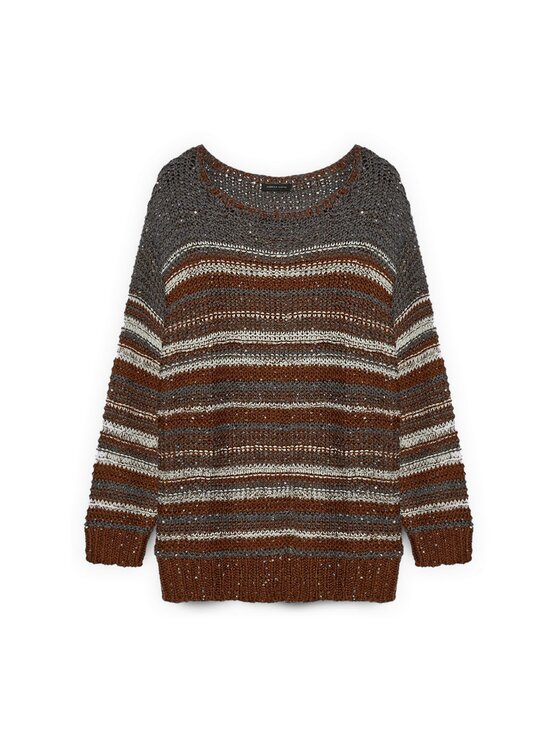 Fiorella Rubino Fiorella Rubino Cardigan M817L008221N0S6 Grigio Regular Fit