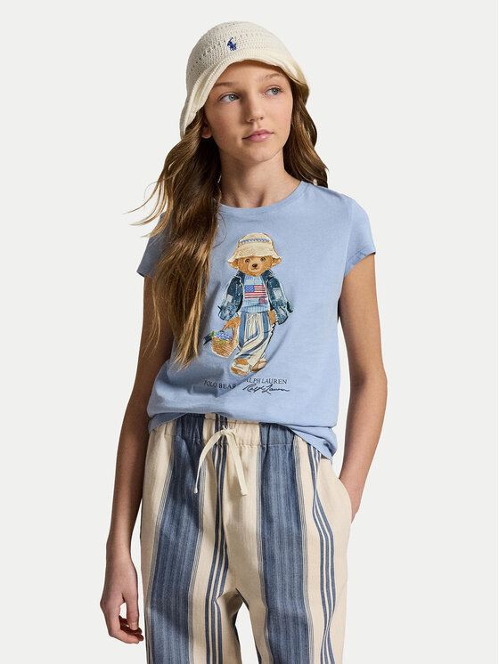 Polo Ralph Lauren Polo Ralph Lauren T-shirt 313A11759002 Svijetloplava Regular Fit