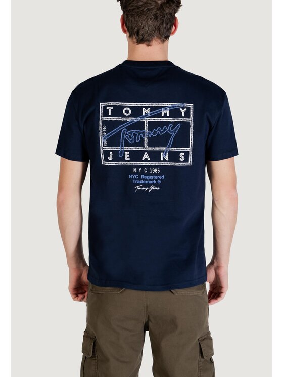 Tommy Jeans Tommy Jeans T-shirt DM0DM22319 Blu Casual Fit