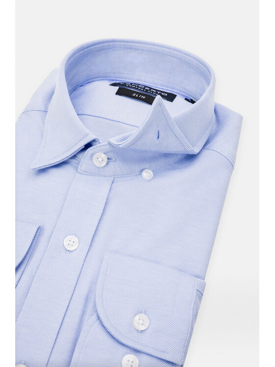 Lancerto Lancerto Koszula Mabel KO073222000025 Niebieski Slim Fit