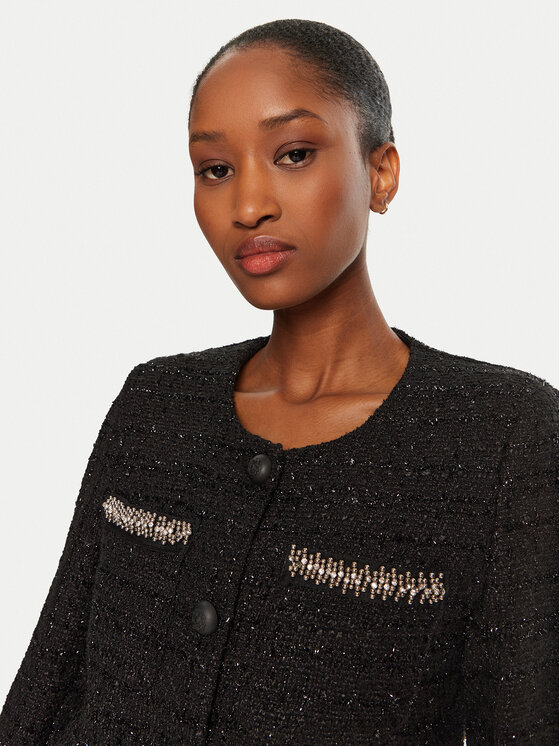 Rinascimento Rinascimento Strickjacke CFC0019573002 Schwarz Regular Fit