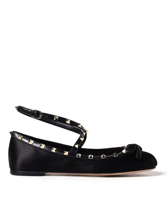 Valentino Garavani Valentino Garavani Baleriny 5W2S0HB6 Czarny