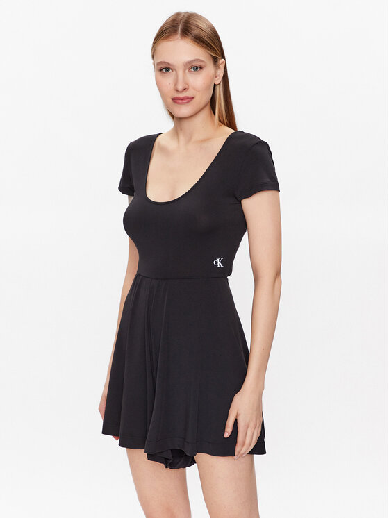 Calvin Klein Jeans Overal J20J221432 Čierna Regular Fit