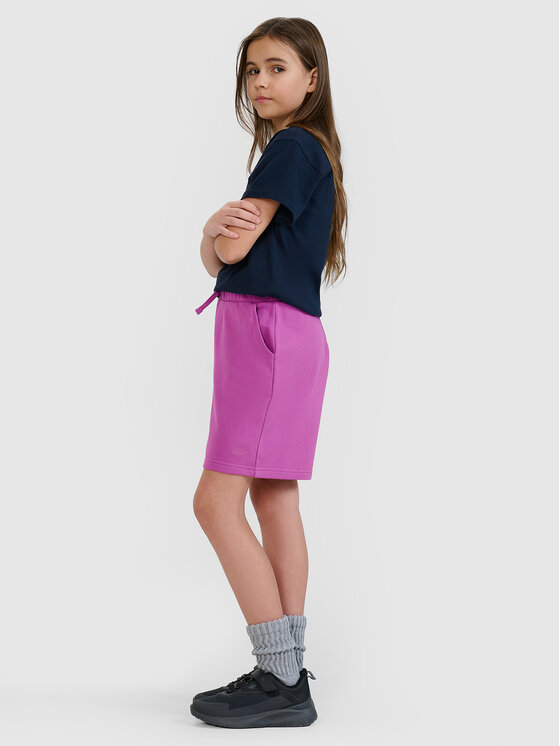 4F 4F Szorty sportowe BASIC+ Fioletowy Oversize