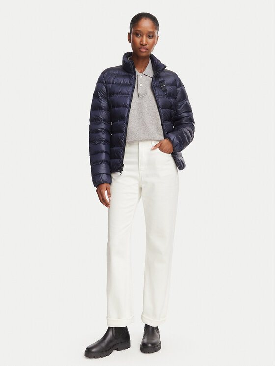 Blauer Blauer Пухено яке Georgia 26WBLDC03049 Тъмносин Slim Fit