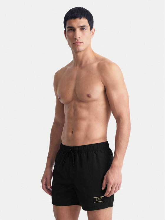 EA7 Emporio Armani EA7 Emporio Armani Pantaloni scurți pentru înot 7M001713 AF21248 UC001 Negru Regular Fit
