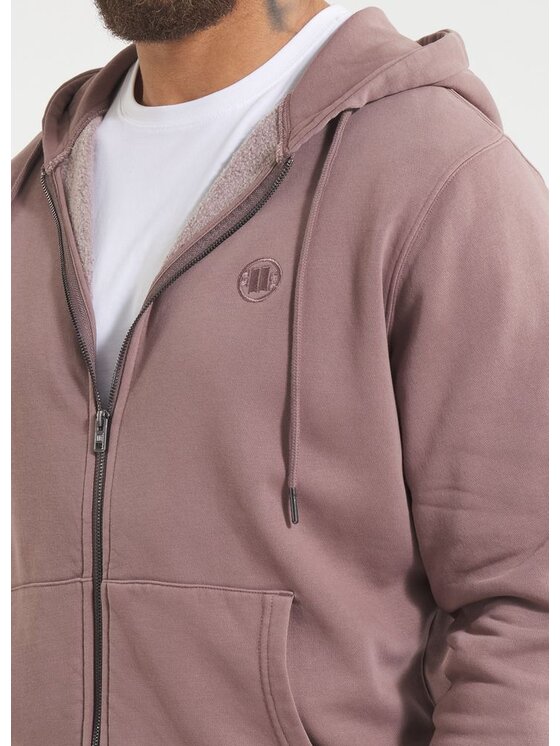 PITBULL PITBULL Bluza Lancaster II Bordowy Regular Fit
