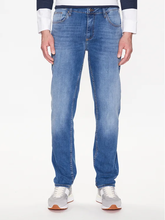 Lindbergh Jeans 30-020000SFB Blau Tapered Fit