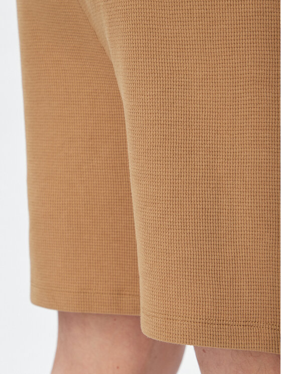 BOSS BOSS Pantaloncini sportivi Waffle 50535884 Beige Regular Fit