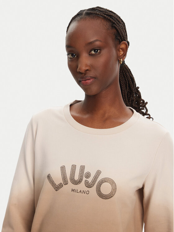 Liu Jo Sport Liu Jo Sport Pulóver TA5114 FS090 Bézs Regular Fit