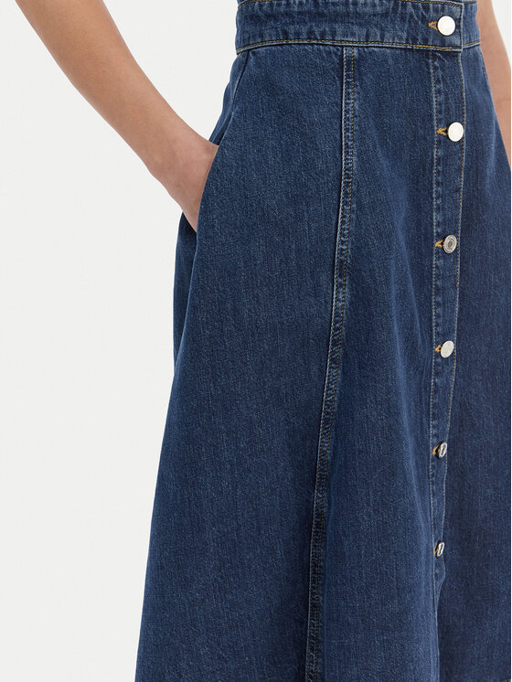 KARL LAGERFELD KARL LAGERFELD Džínsové šaty B1W13037 Modrá Regular Fit