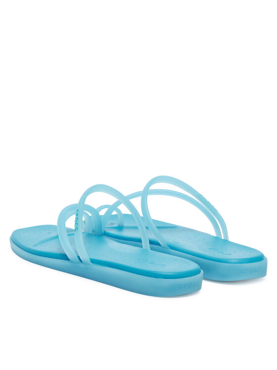Crocs Crocs Žabky Miami Frosted Toe Loop 211253 Modrá