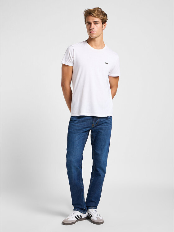 Lee Lee Jeansy DAREN ZIP FLY Niebieski Regular Fit