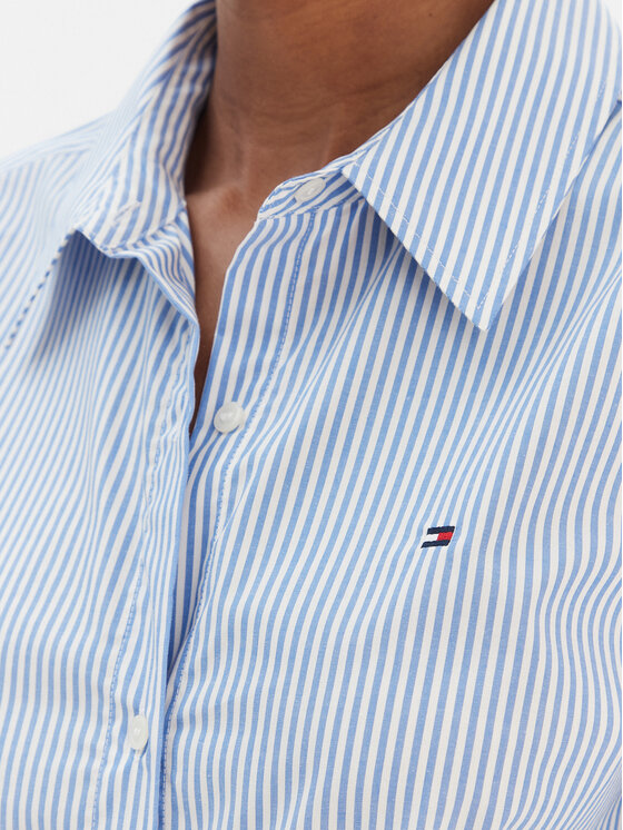 Tommy Hilfiger Tommy Hilfiger Πουκάμισο Ess WW0WW47169 Μπλε Regular Fit