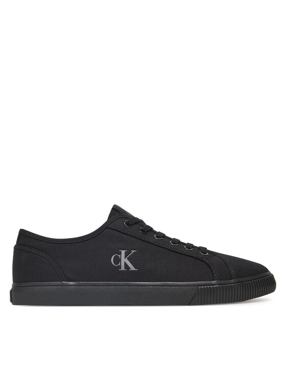 Férfi Teniszcipő Calvin Klein Jeans, Méret: 46, Fekete, Ess Vulc Low Mg Canvas YM0YM01209
