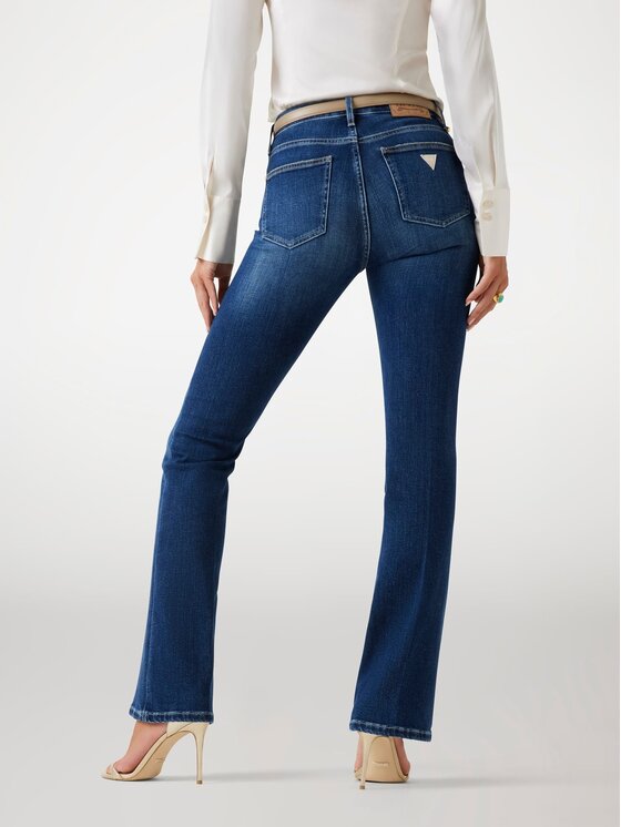 Guess Guess Džinsi W5BA0L D4U5A Zils Flare Fit