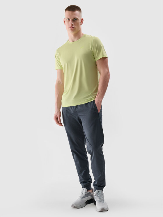 4F 4F Koszulka techniczna BASIC+ Zielony Regular Fit