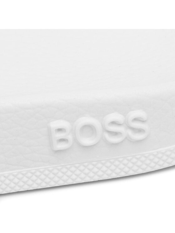 Boss Boss Klapki Bay 50425631 10224216 01 Biały