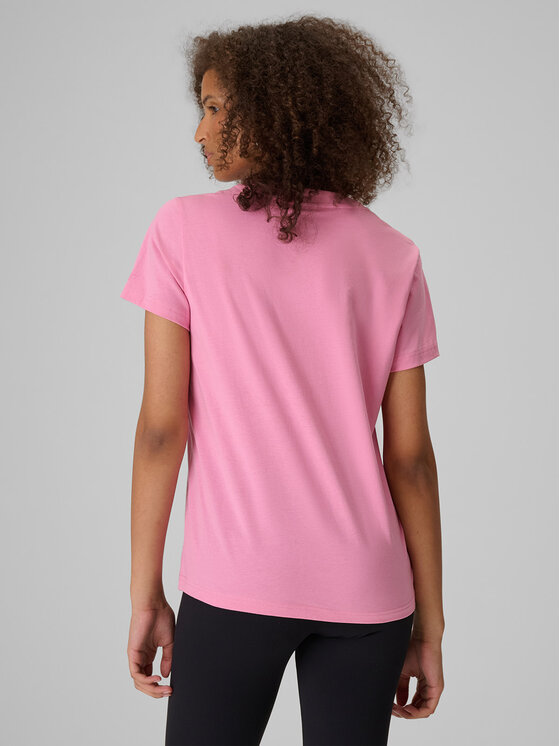 4F 4F T-Shirt DRAGONFLY Różowy jasny Regular Fit