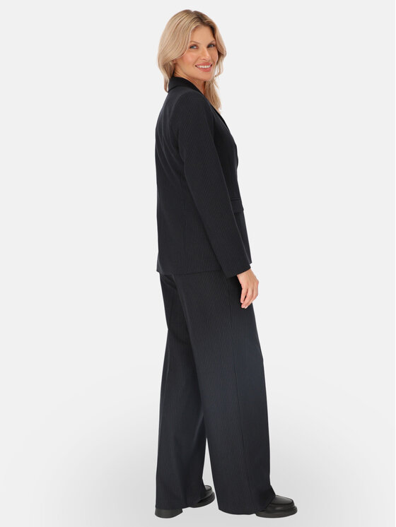 Potis & Verso Potis & Verso Marynarka Liza Granatowy Regular Fit