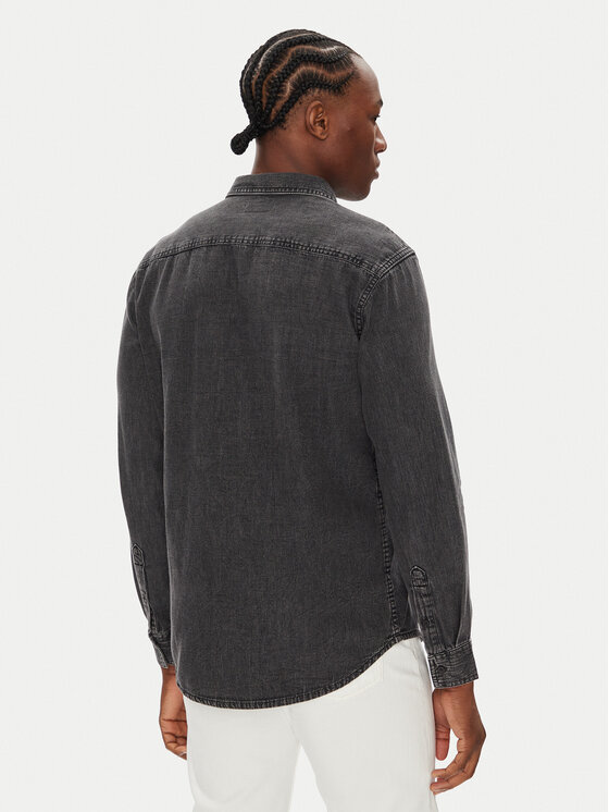 Calvin Klein Jeans Calvin Klein Jeans cămașă de blugi Classic LV040BM733 Gri Regular Fit